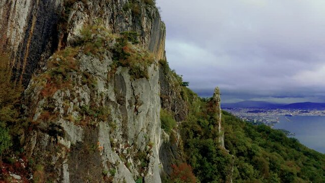 Trieste Napoleonica view Aerial 4K
