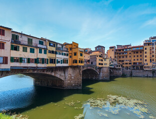Fototapeta na wymiar Ponte Vecchio bridge, Florence, Tuscany, Italy