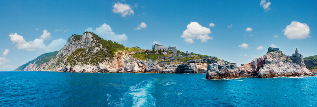 Portovenere coast panorama, Liguria, Italy
