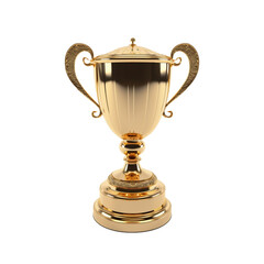 Fototapeta na wymiar gold trophy cup, Generative AI
