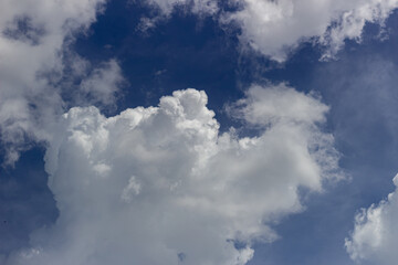 blue sky with clouds