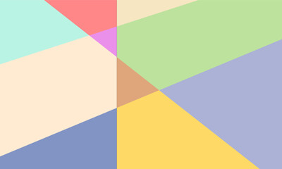 Abstract colorful geometric triangle shape background with pastel colors. Abstract background with colored triangles in pastel colors with modern art style