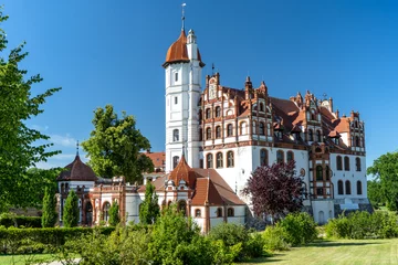 Abwaschbare Fototapete Nordeuropa Schloss Basedow in Norddeutschland
