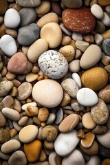 Fototapeta na wymiar Natural rocks and stones textured background. Generative AI illustration