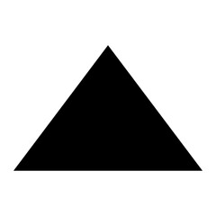 Triangle icon,vector illustration. vector triangle icon illustration isolated on White background..eps