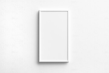 Vertical Wall art Mockup, White frame mockup, Digital Mockup