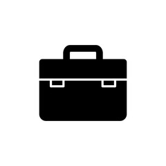 Briefcase icon vector. Portfolio vector icon. suitcase icon