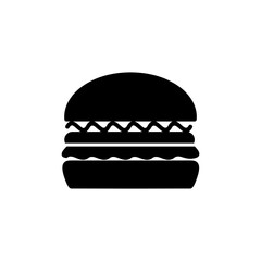 Burger icon vector. hamburger logo icon. fast food icon