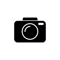 Camera Icon in trendy flat style isolated. Camera symbol web site design