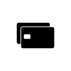 Credit card icon vector. payment icon. debit payment icon