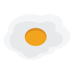 Omelet icon clipart design illustration template
