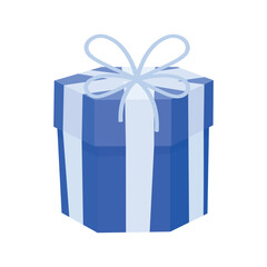 Vector illustration colorful gift boxe with ribbon and bow.