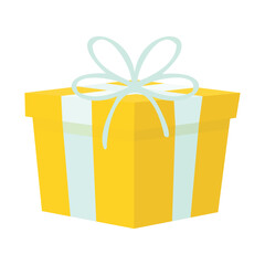 Vector illustration colorful gift boxe with ribbon and bow.