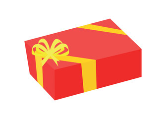 Vector illustration colorful gift boxe with ribbon and bow.