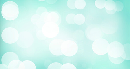 Abstract bokeh background Green and white