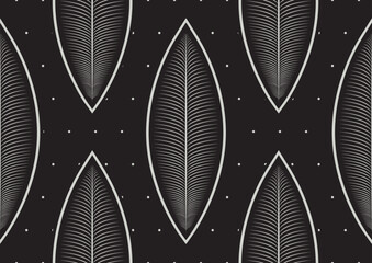hawaiian leaves images pattern background, textile elements, hand drawn background, summer design fashion artwork for clothes, shirt © kirkchai