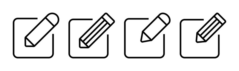 Edit icon vector illustration. edit document sign and symbol. edit text icon. pencil. sign up