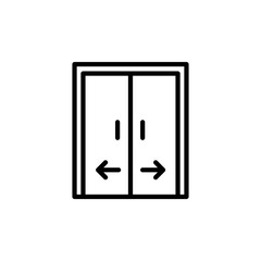 automated door automated door logo concept on white background.eps