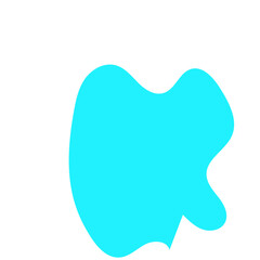 Light Blue Blob Abstract Shapes Vectors 