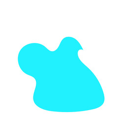 Light Blue Blob Abstract Shapes Vectors 