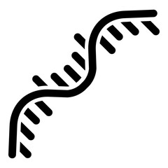 RNA black icon. Suitable for website, content design, poster, banner, or video editing needs