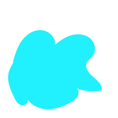 Light Blue Blob Abstract Shapes Vectors 