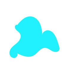 Light Blue Blob Abstract Shapes Vectors 
