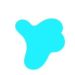 Light Blue Blob Abstract Shapes Vectors 