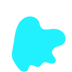 Light Blue Blob Abstract Shapes Vectors 