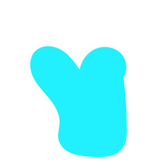 Light Blue Blob Abstract Shapes Vectors 