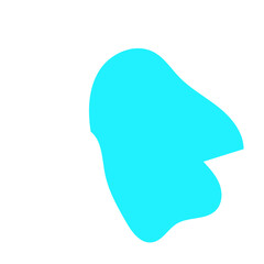Light Blue Blob Abstract Shapes Vectors 