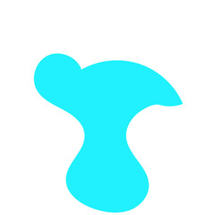 Light Blue Blob Abstract Shapes Vectors 