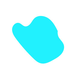 Light Blue Blob Abstract Shapes Vectors 