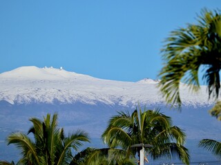 Fototapeta na wymiar Mauna Kea Snow