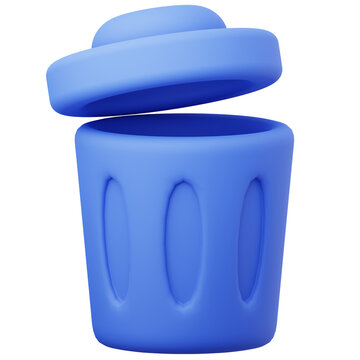 Trash 3d illustration