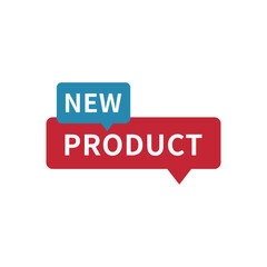 New product tag logo vector template. Suitable for business, online shop, poster, banner and information