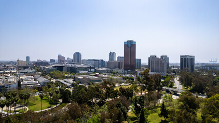Naklejka premium Downtown Long Beach, California