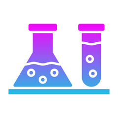 Chemistry Glyph Gradient Icon