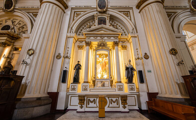 Obraz premium Interior view of the historical Guadalajara Cathedral