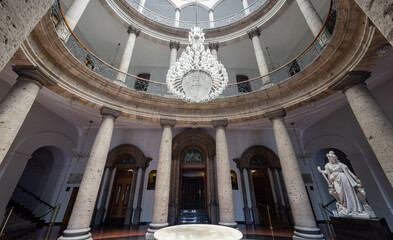 Interior view of the Degollado Theater