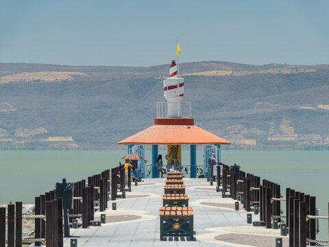 Sunny view of the Faro de chapala