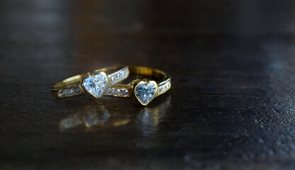 Diamonds are valuable, expensive and rare. For making jewelry.