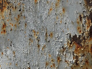 Grunge rusty orange brown metal steel stone background texture banner