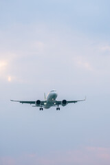 pic plane is landing on sky