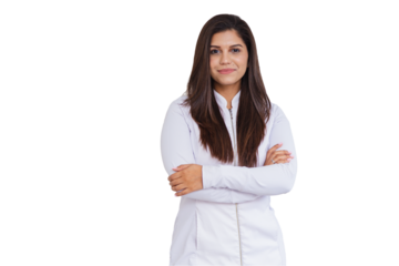 Beautiful Brazilian woman, beautician, cosmetologist, aesthetic professional, dermatologist.