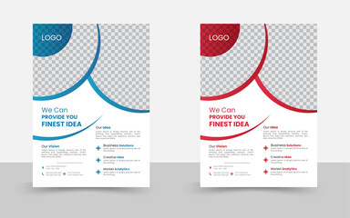 Luxury business flyer template and  design with elegant creativity.