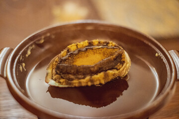 【#料亭】蒸し鮑