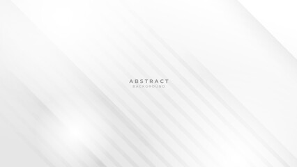 Obraz premium Abstract white and grey on light silver background modern design. Vector illustration