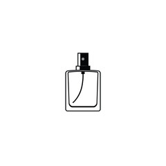 Perfume bottle icon isolated vector graphics