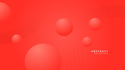 clean red backgroud curve wavy minimalist pattern design